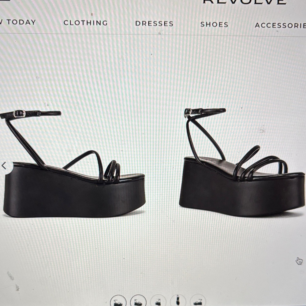 Tory Sandal Black Platform Sandals